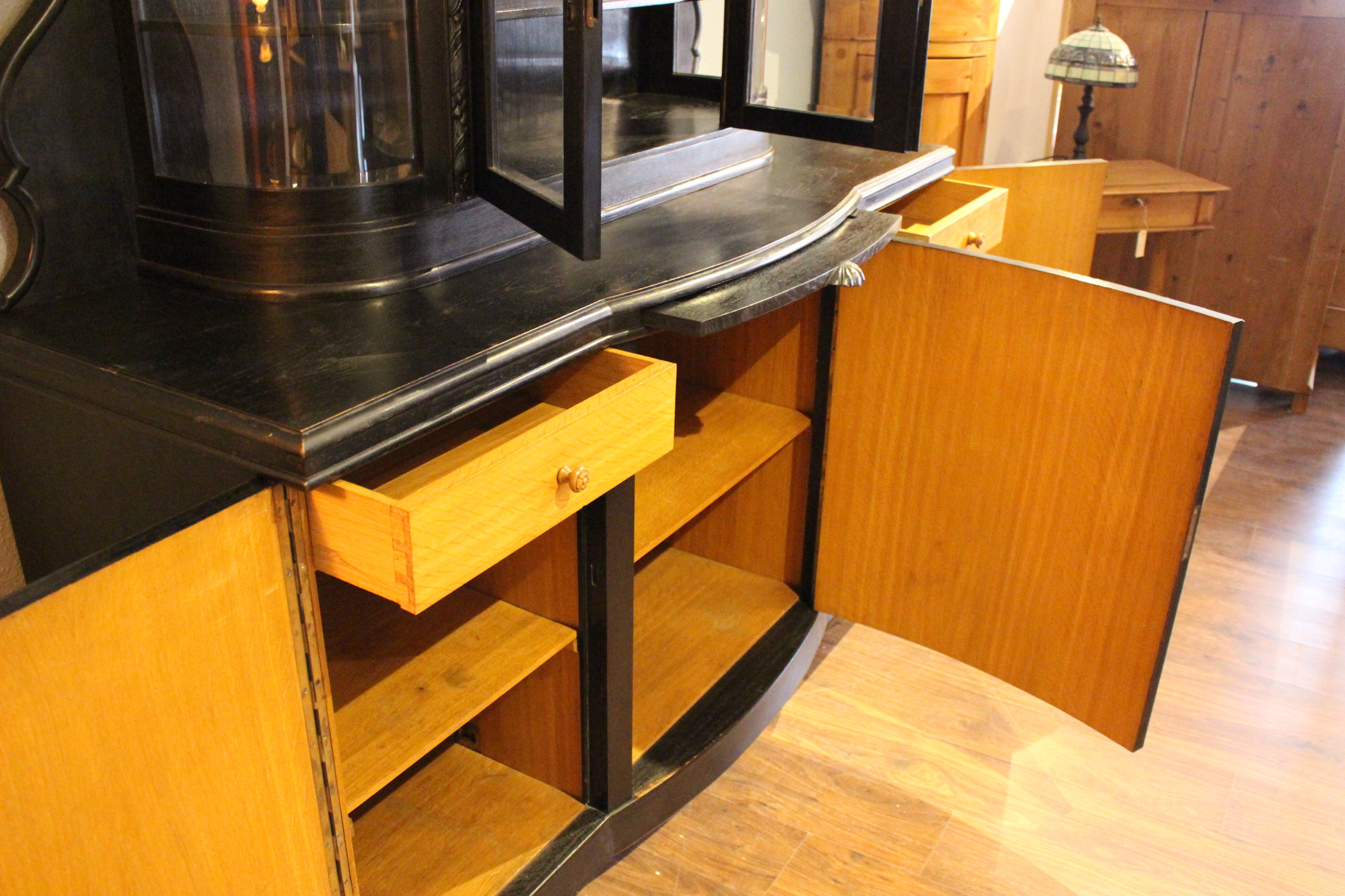 20er Jahre, Art déco,  Aufsatz Buffet, Sideboard, Anrichte (Art.-Nr. 03654)