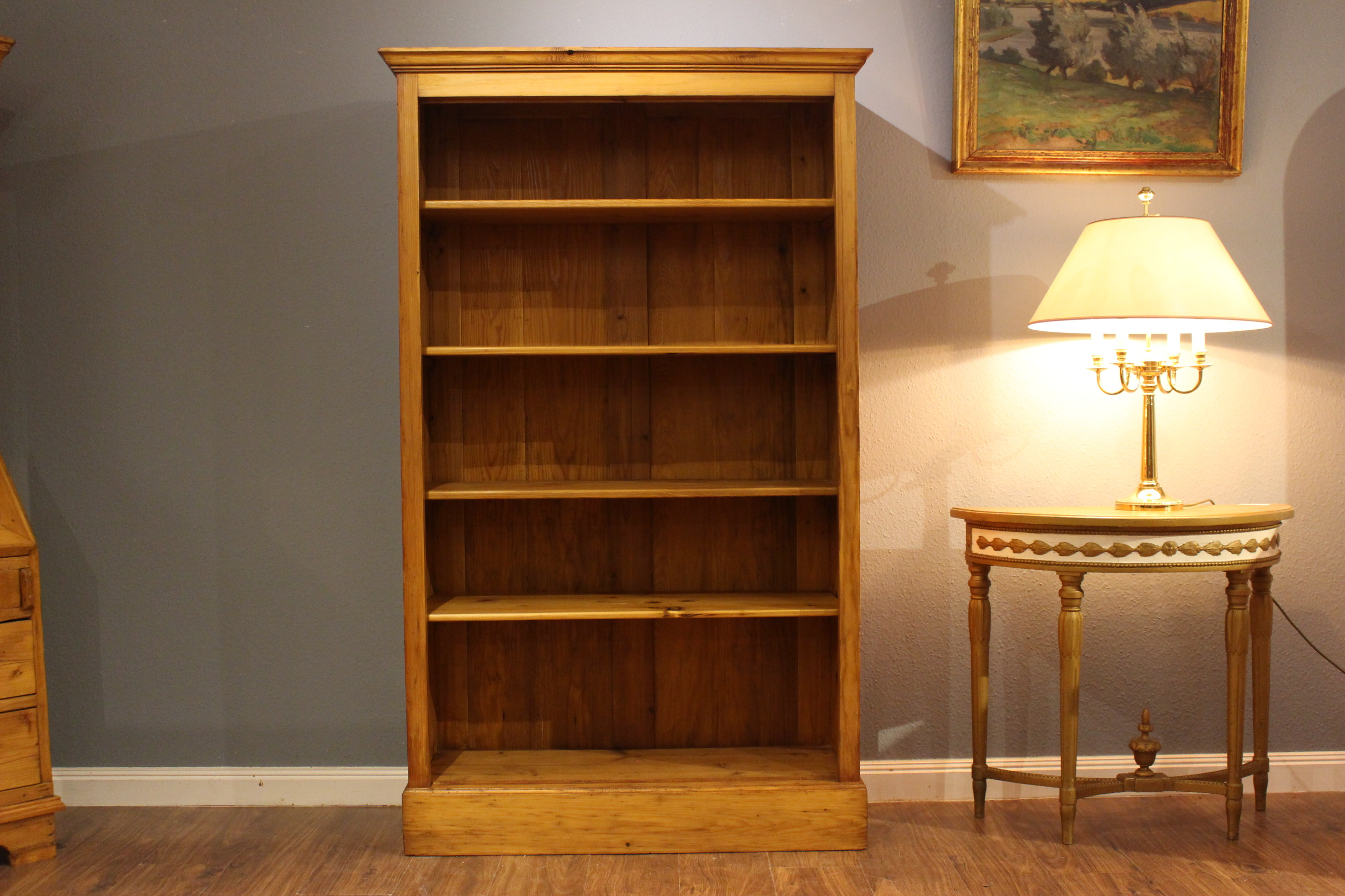 Regal Bücherregal Kiefer Schellack Wachs (Art.-Nr.: 03123)