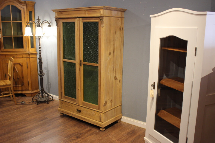  Antike Vitrine, Bücherschrank, Gründerzeit (Art.-Nr. 05162)
