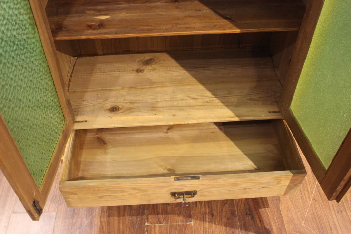  Antike Vitrine, Bücherschrank, Gründerzeit (Art.-Nr. 05162)