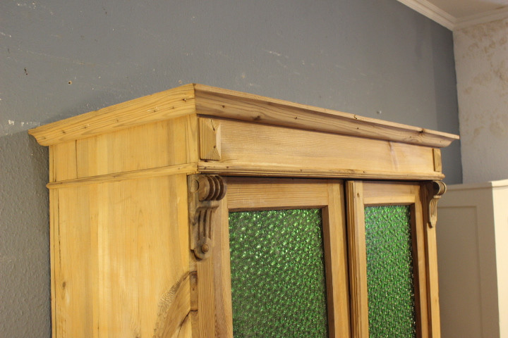  Antike Vitrine, Bücherschrank, Gründerzeit (Art.-Nr. 05162)