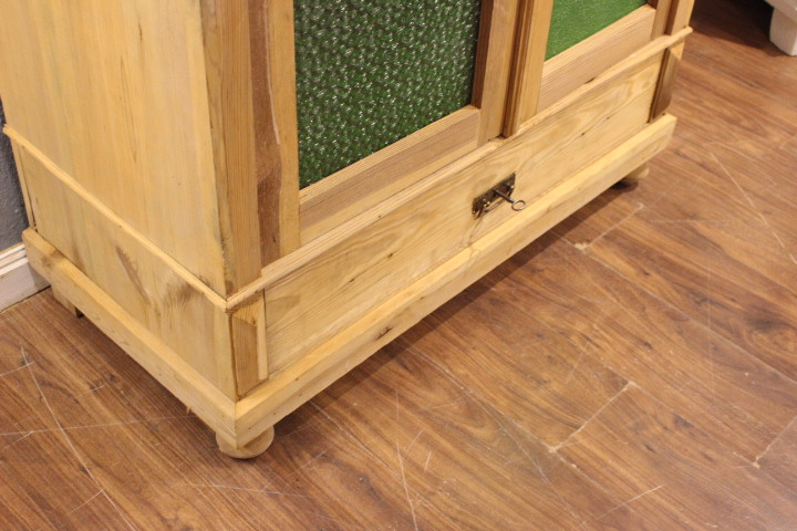  Antike Vitrine, Bücherschrank, Gründerzeit (Art.-Nr. 05162)