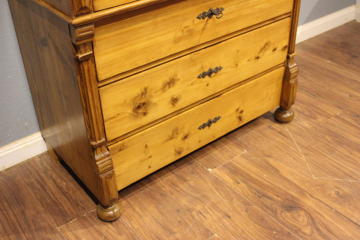  Antike Wäschekommode, vier Schubladen, Gründerzeit (Art.-Nr. 05082)