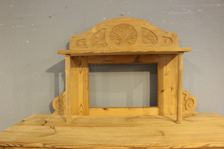  Vertiko mit Aufsatz Jugendstil (Art.-Nr. 05249)