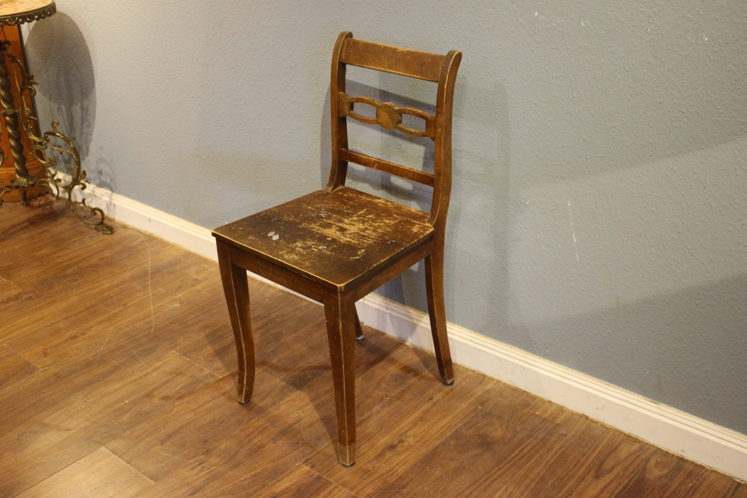 Antik einzelner Stuhl Biedermeier (Art.-Nr.: 04017)