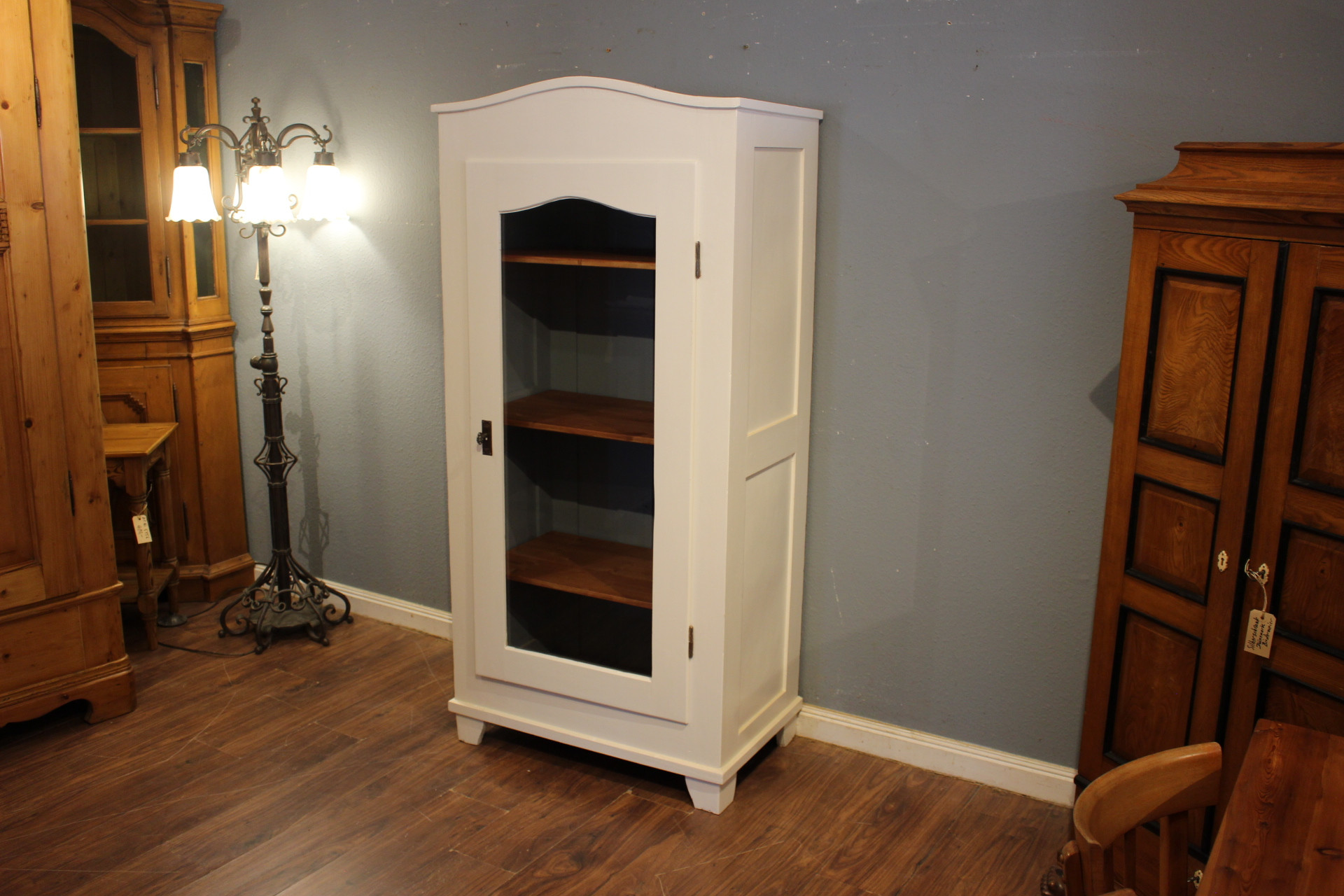 antike dänische Vitrine, Bücherschrank, Jugendstil (Art.-Nr. 05159)