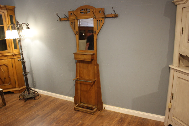 Antike Garderobe Jugendstil (Art.-Nr. 05242)