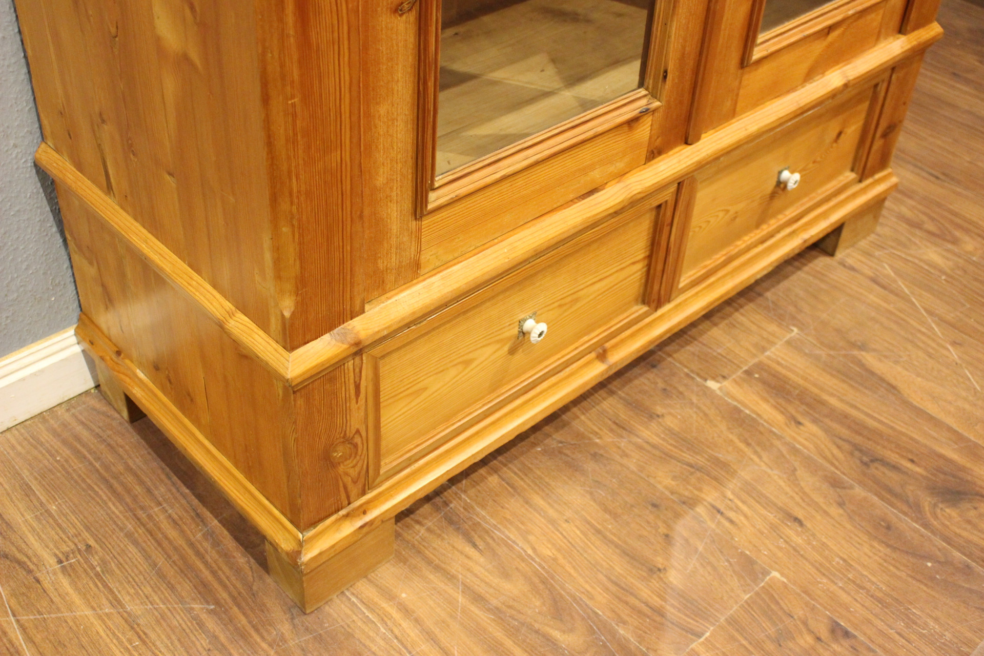 Antike Vitrine, Bücherschrank, Biedermeier (Art.-Nr. 05125)