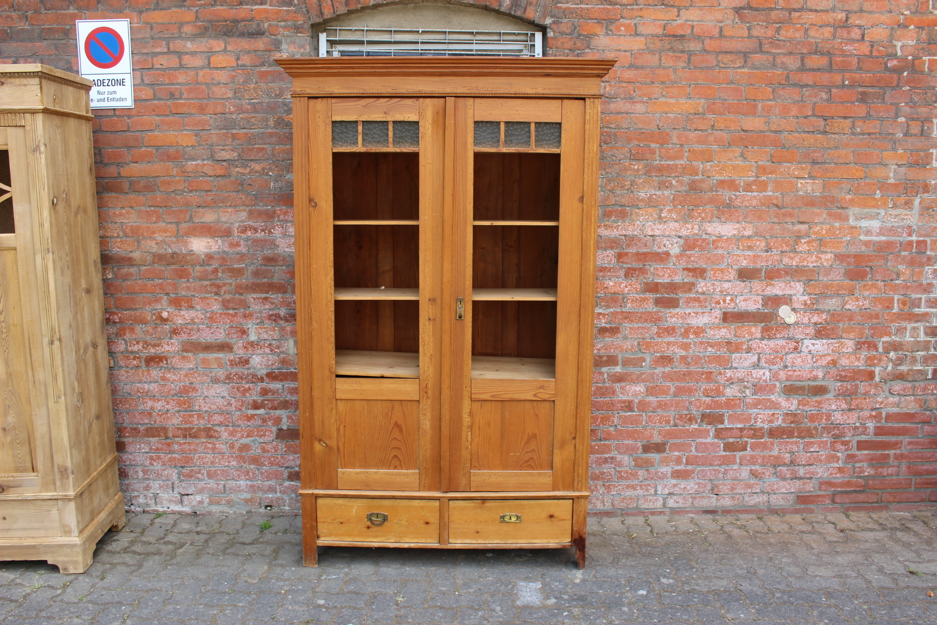 Antike Vitrine, Bücherschrank, Jugendstil (Art.-Nr.: 04475)