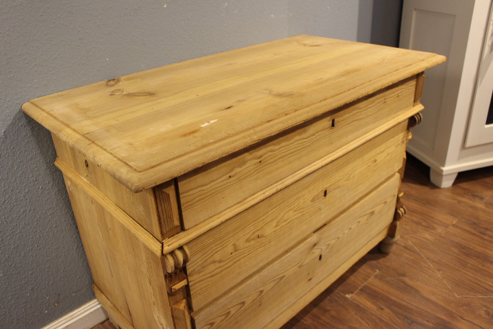 Antike Wäschekommode, drei Schubladen, Gründerzeit (Art.-Nr. 05168)