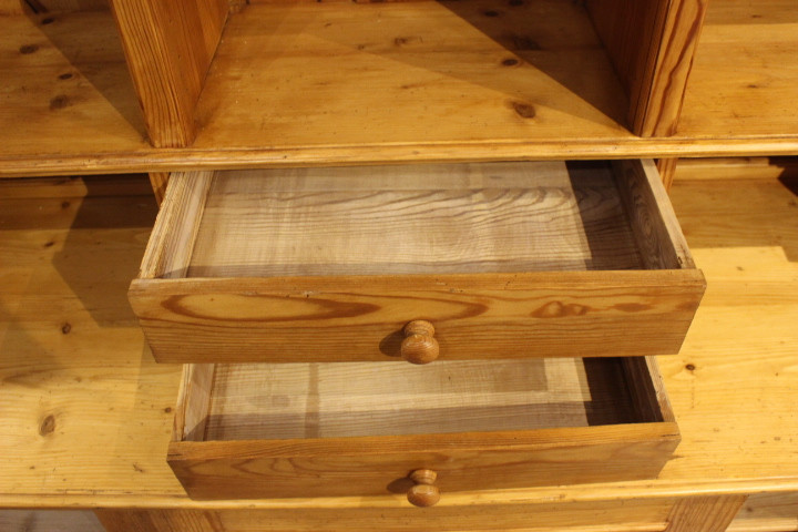 Antiker Geschirrschrank, Wandschrank, Bücherschrank, Gründerzeit (Art.-Nr. 05164)