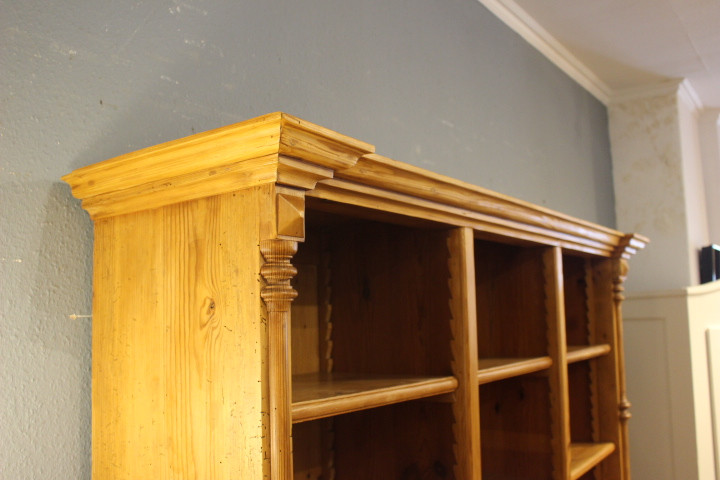 Antiker Geschirrschrank, Wandschrank, Bücherschrank, Gründerzeit (Art.-Nr. 05164)