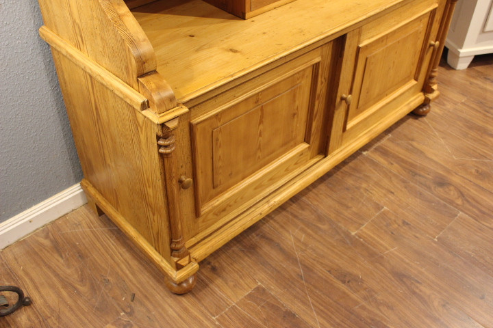 Antiker Geschirrschrank, Wandschrank, Bücherschrank, Gründerzeit (Art.-Nr. 05164)