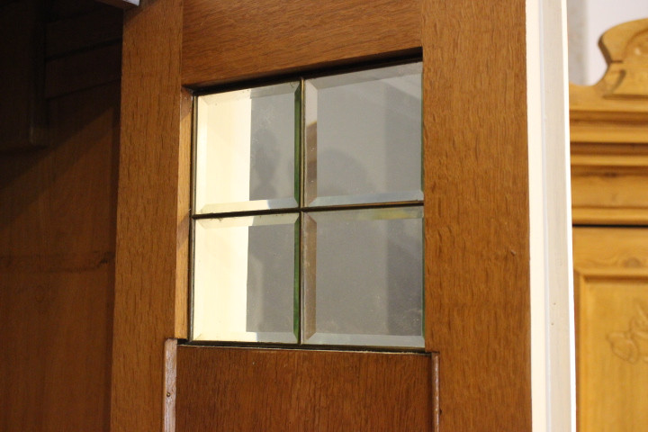 antiker Kleiderschrank, Wäscheschrank mit großem Spiegel, Art déco (Art.-Nr. 04971)