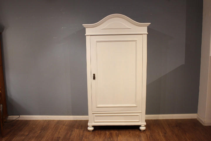 Antiker Schrank, eintürig mit Rundbogen, Jugendstil (Art.-Nr.: 05093)