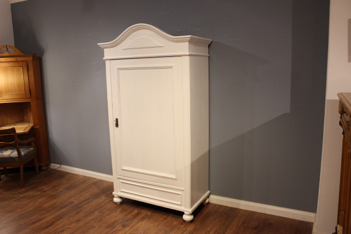 Antiker Schrank, eintürig mit Rundbogen, Jugendstil (Art.-Nr. 05093)