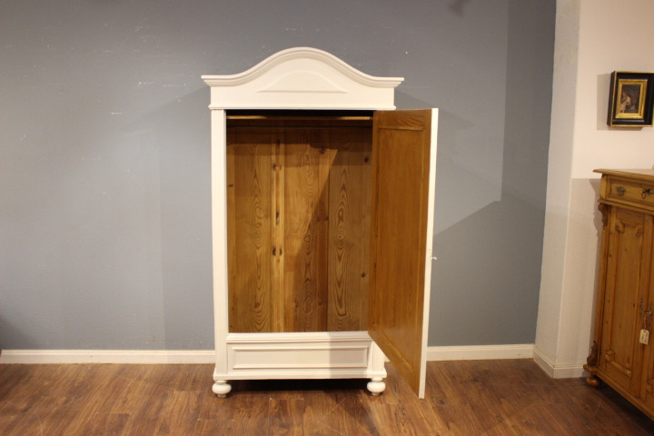 Antiker Schrank, eintürig mit Rundbogen, Jugendstil (Art.-Nr. 05093)