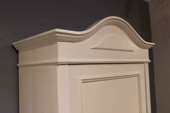 Antiker Schrank, eintürig mit Rundbogen, Jugendstil (Art.-Nr. 05093)