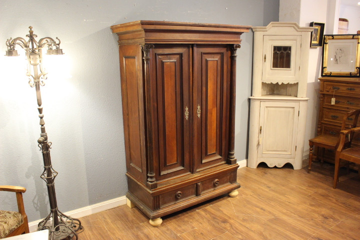 antiker Schrank Gründerzeit mit Schubladen (Art.-Nr. 05230)