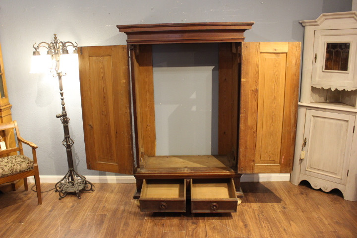 antiker Schrank Gründerzeit mit Schubladen (Art.-Nr. 05230)