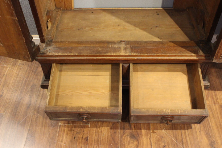 antiker Schrank Gründerzeit mit Schubladen (Art.-Nr. 05230)