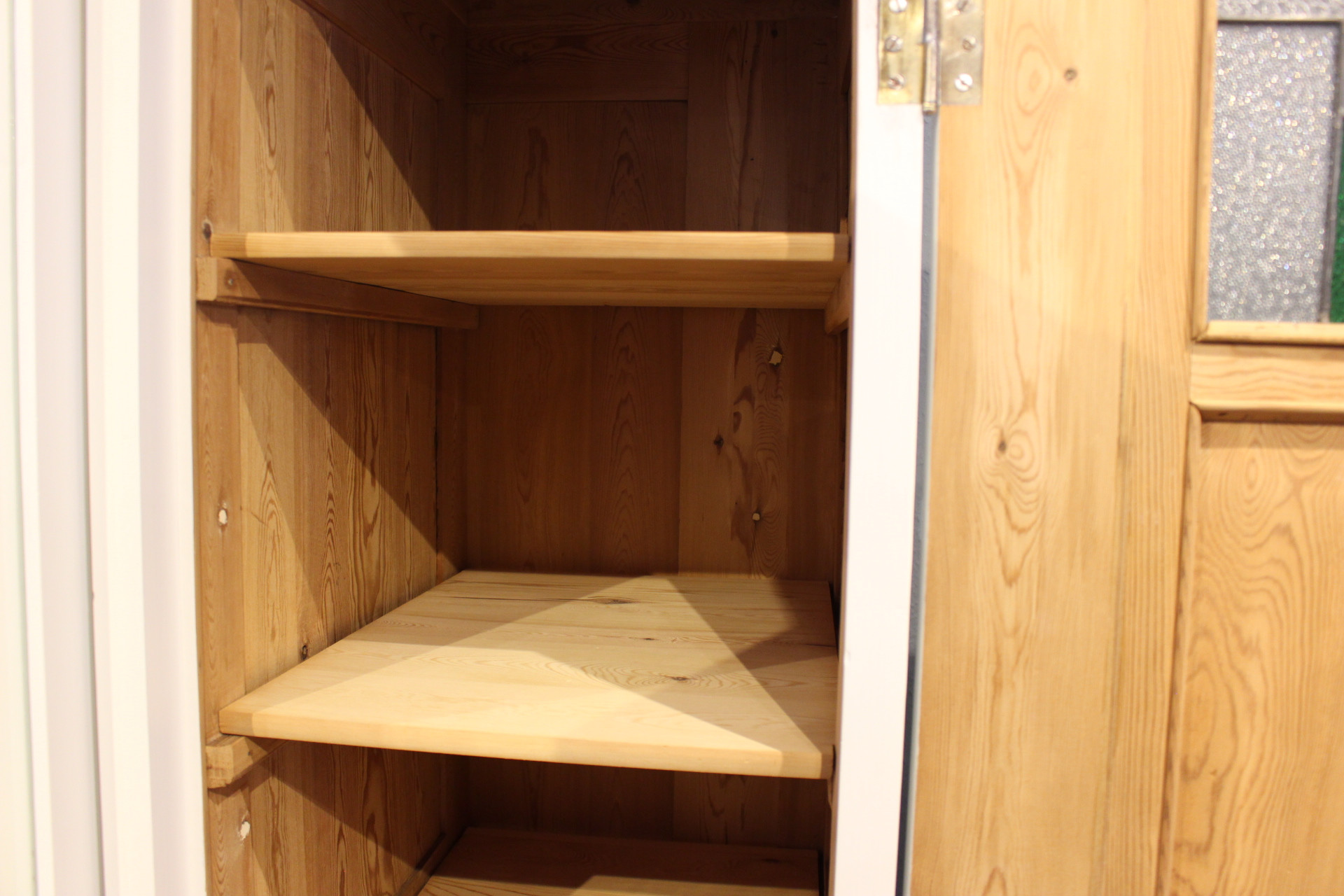 Antiker Schrank mit Spiegel,  weiß, Art déco (Art.-Nr. 05142)