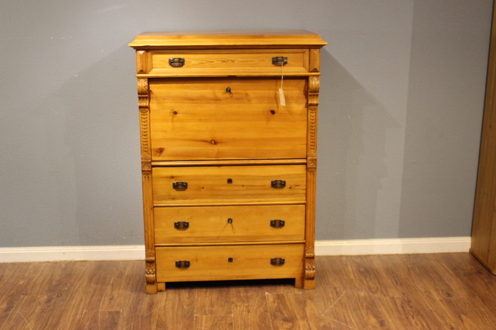 Antiker schwedischer Sekretär, Kiefer (Art.-Nr.: 05067)