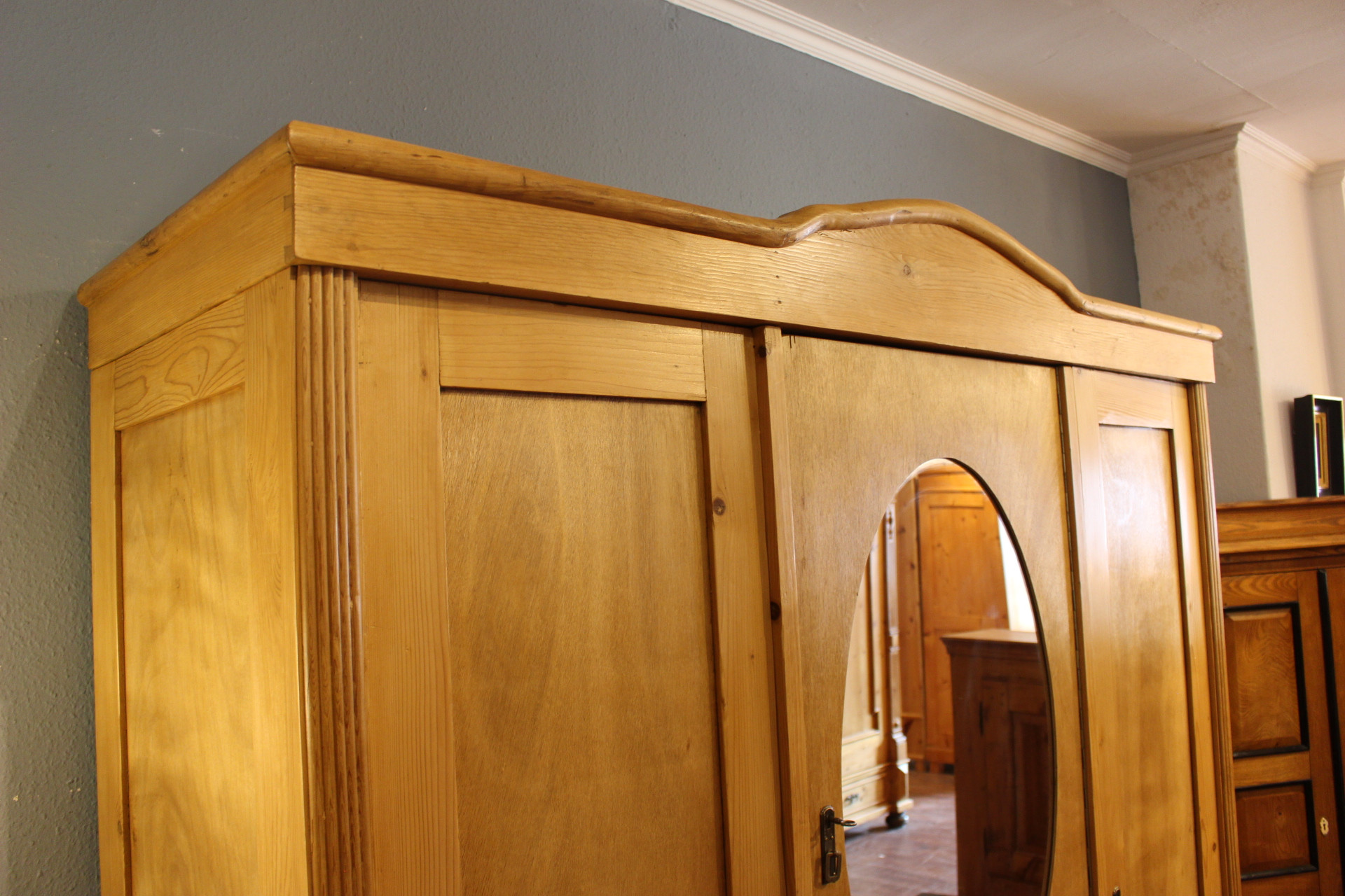 Antiker Spiegelschrank mit Kommodeneinsatz, 20er Jahre (Art.-Nr. 05152)