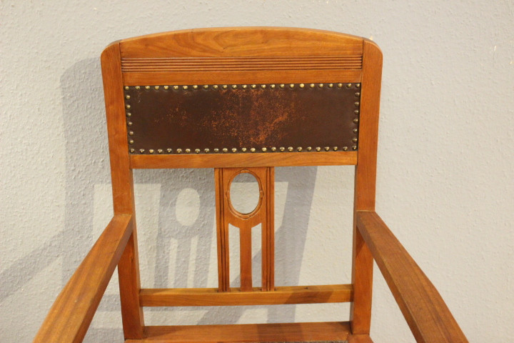 Bürostuhl, Armlehnenstuhl, Jugendstil (Art.-Nr. 05174)