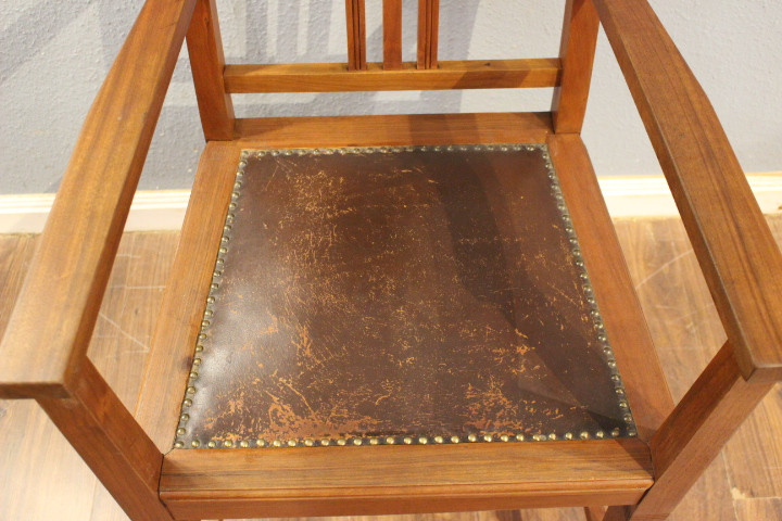 Bürostuhl, Armlehnenstuhl, Jugendstil (Art.-Nr. 05174)