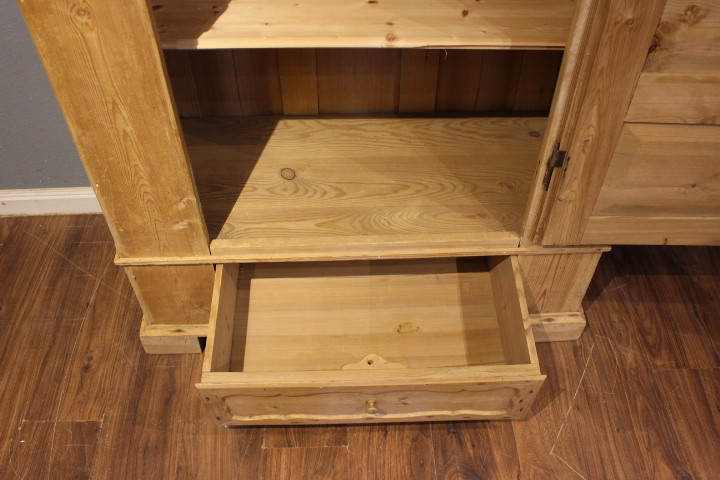 Dänischer Schrank eintürig, ein Schub, Spätbiedermeier (Art.-Nr. 04363)