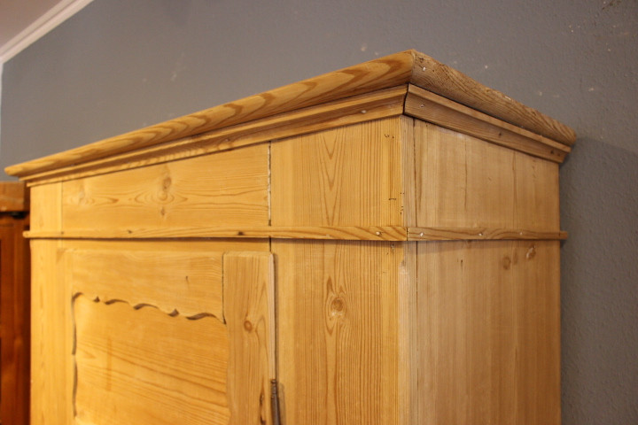 Dänischer Schrank eintürig, ein Schub, Spätbiedermeier (Art.-Nr. 04363)