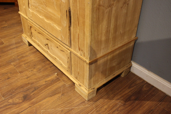 Dänischer Schrank eintürig, ein Schub, Spätbiedermeier (Art.-Nr. 04363)