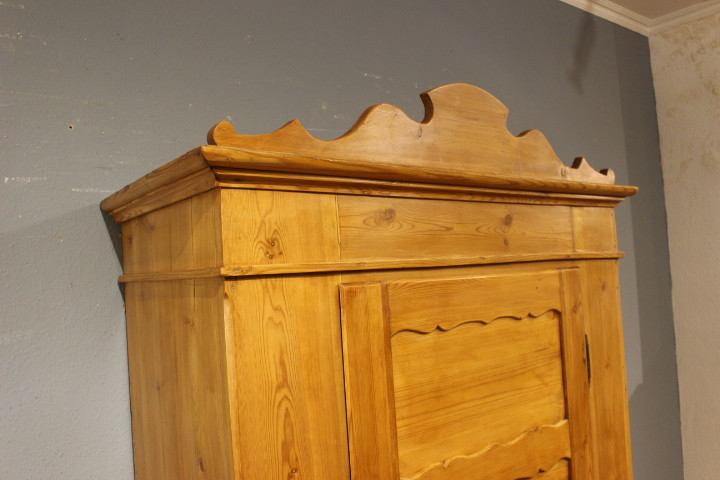 Dänischer Schrank eintürig, ein Schub, Spätbiedermeier (Art.-Nr. 04363)