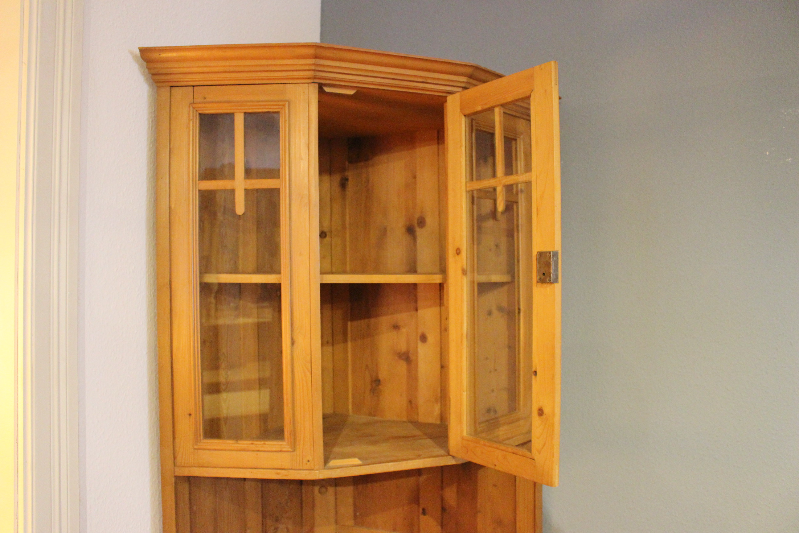 Eckschrank Kücheneckschrank in Weichholz Kiefer