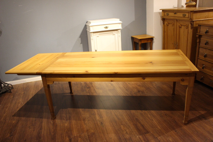 Esstisch, Gesindetisch zum Vergrössern, Jugendstil Nachbau (Art.-Nr. 05116)