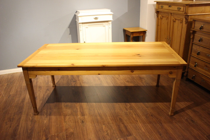 Esstisch, Gesindetisch zum Vergrössern, Jugendstil Nachbau (Art.-Nr. 05116)