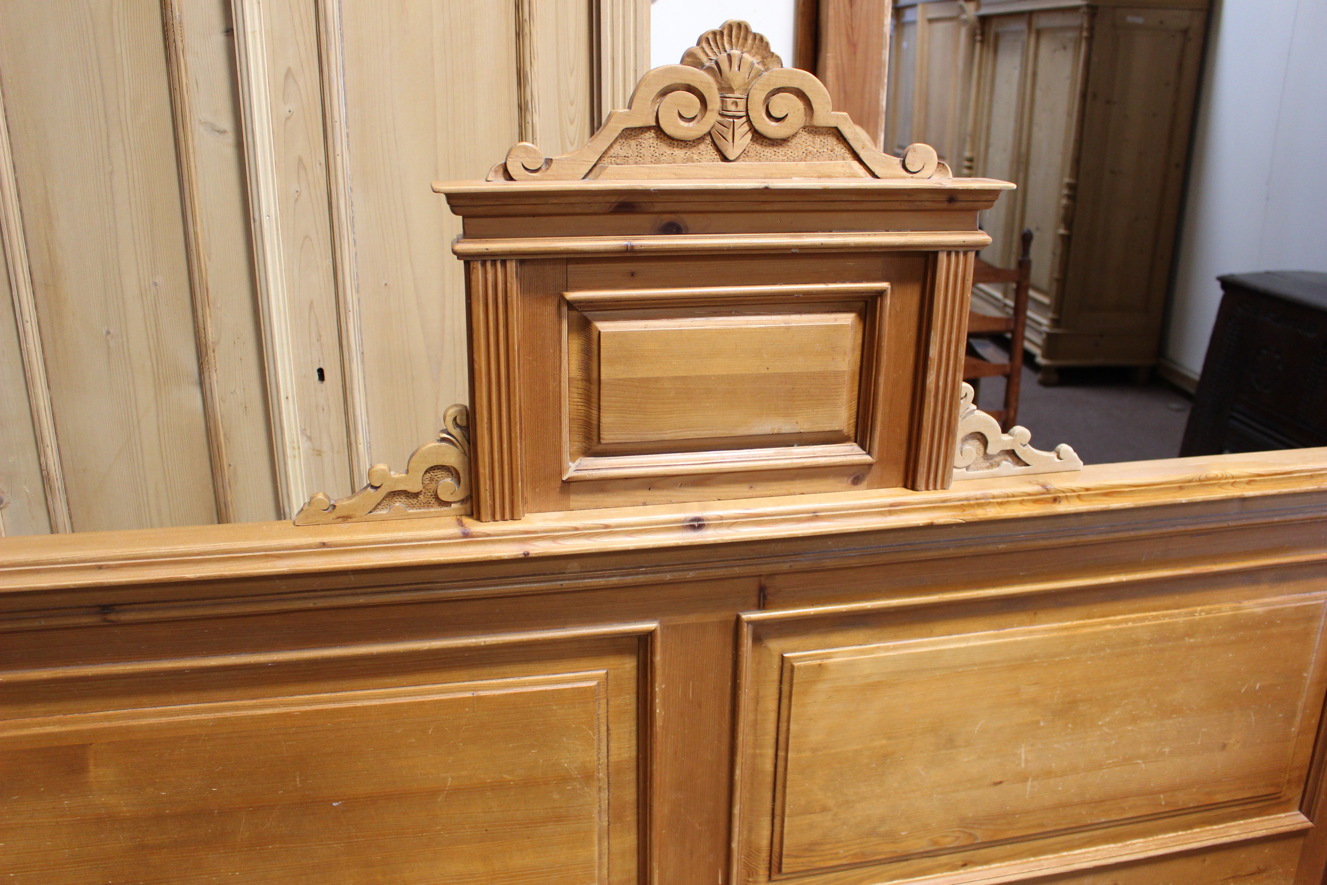 Bett Jakob 180x200 Kiefer Gebeizt Geolt Danisches Bettenlager