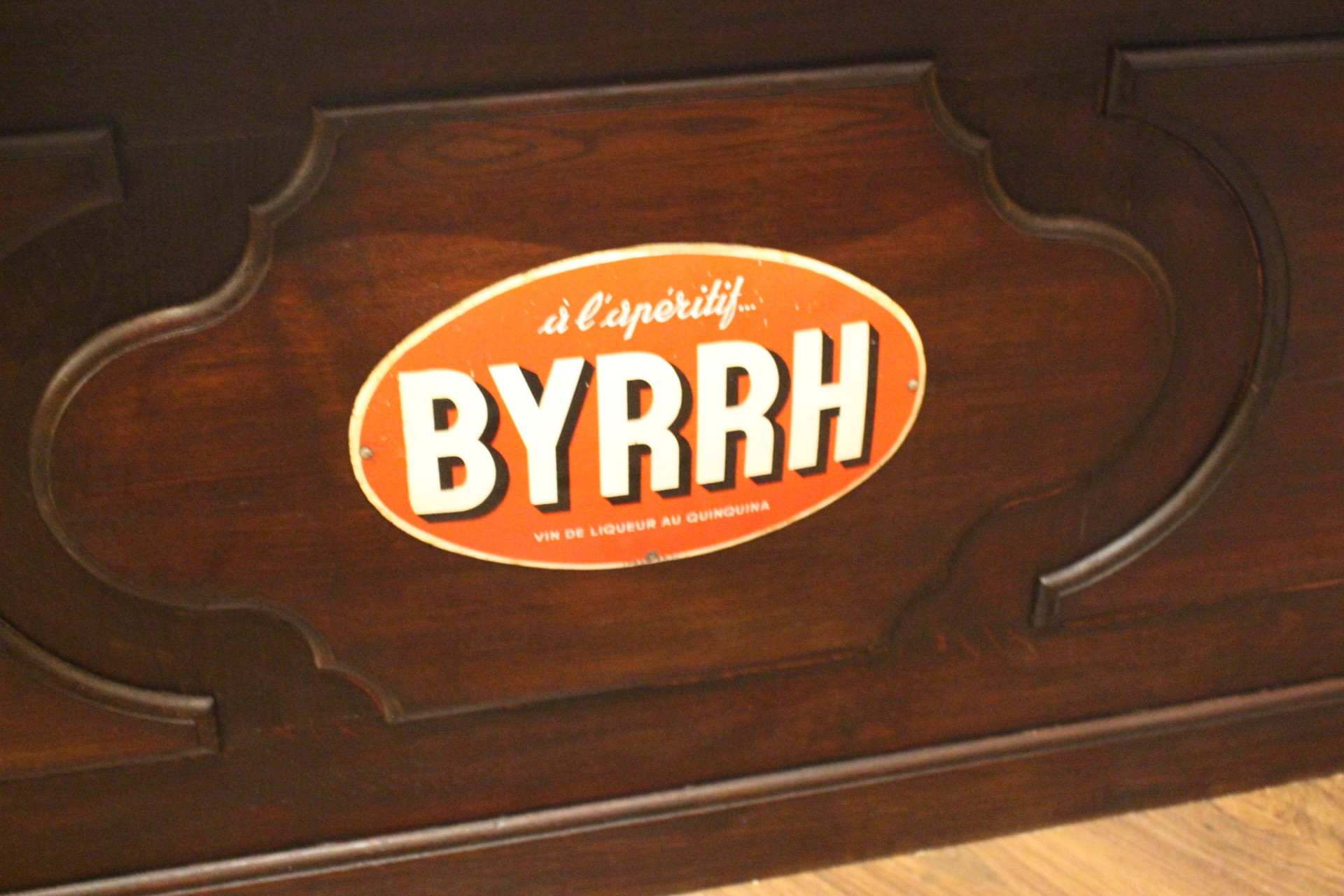 Französischer Bistrotresen aus Zinn und Eiche belle époque (Art.-Nr. 05148)