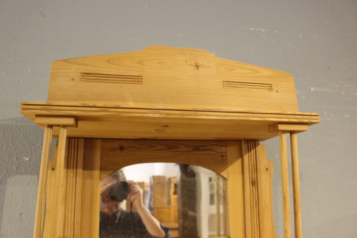 Großes Vertiko mit Spiegelaufsatz, Jugendstil (Art.-Nr. 05165)