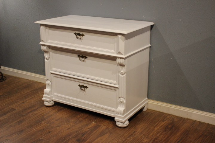 Kleine Kommode antik, vier Schubladen, Gründerzeit (Art.-Nr.: 05112)