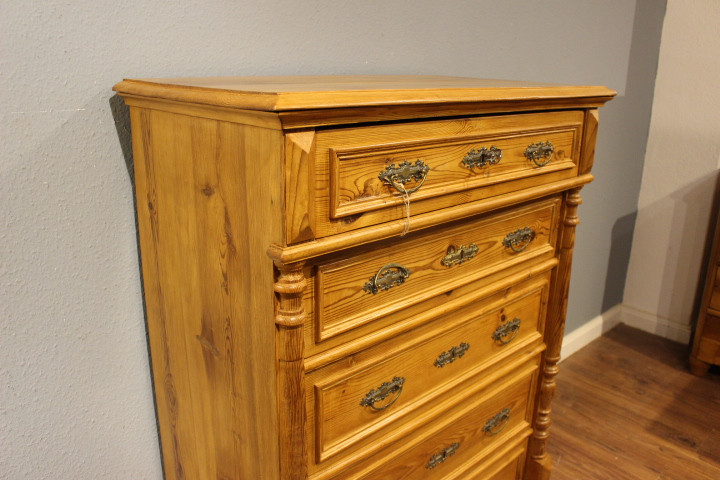 Kommode antik Gründerzeit, fünf Schubladen (Art.-Nr. 04996)