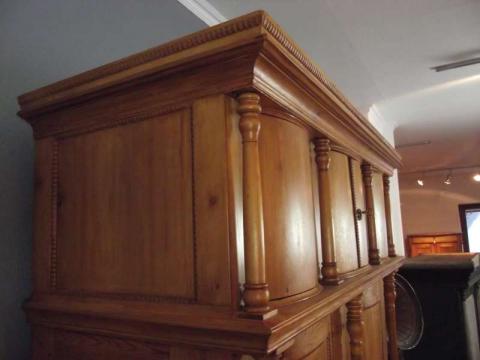 Dänischer Dielenschrank Epoche Biedermeier Holz Kiefer (Art.-Nr. 0627)