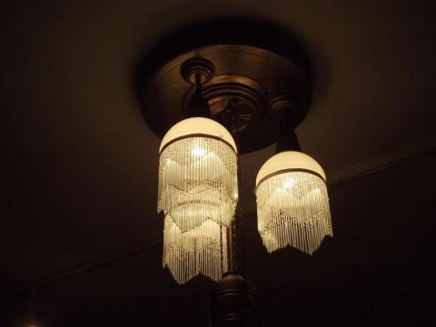 sehr schöne Jugendstil Lampe Leuchter Lüster (Art.-Nr. 02380)