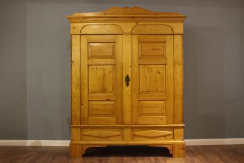 Alter Dielenschrank Kleiderschrank Biedermeier (Art.-Nr.: 02925)