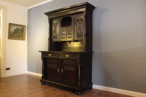 Jugendstil Buffet Anrichte Eiche (Art.-Nr. 02951)