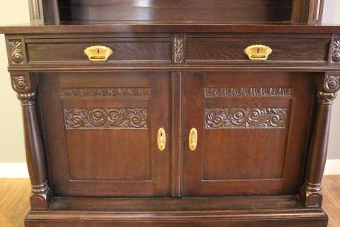 Jugendstil Buffet Anrichte Eiche (Art.-Nr. 02951)