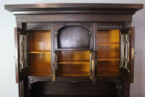 Jugendstil Buffet Anrichte Eiche (Art.-Nr. 02951)