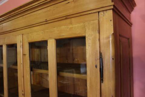 Biedermeier Schrank Vitrine Fernsehschrank Bücherschrank (Art.-Nr. 02978)