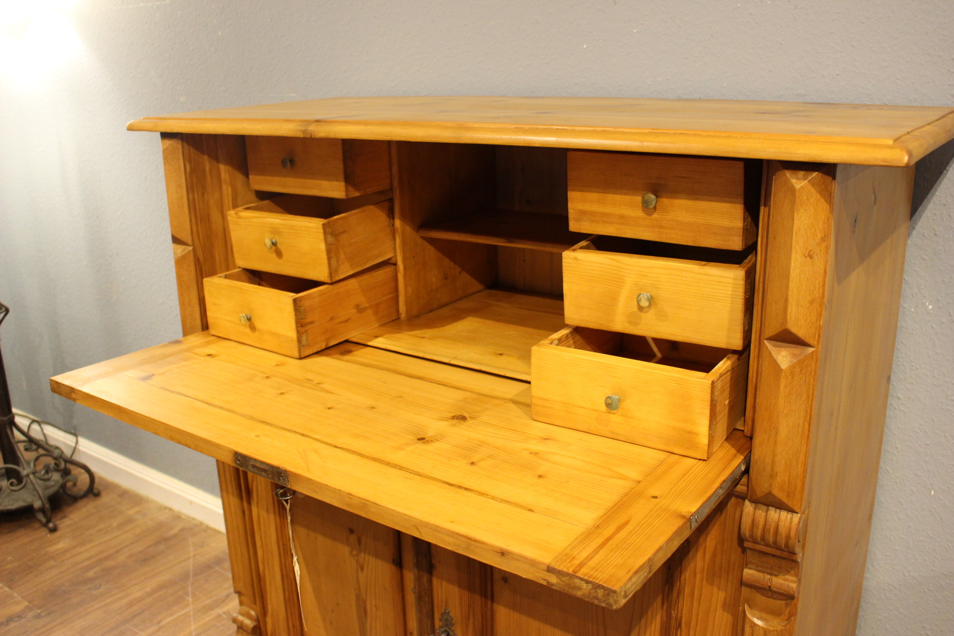 Sekretär, Kiefer, Gründerzeit, Schweden (Art.-Nr. 05038)